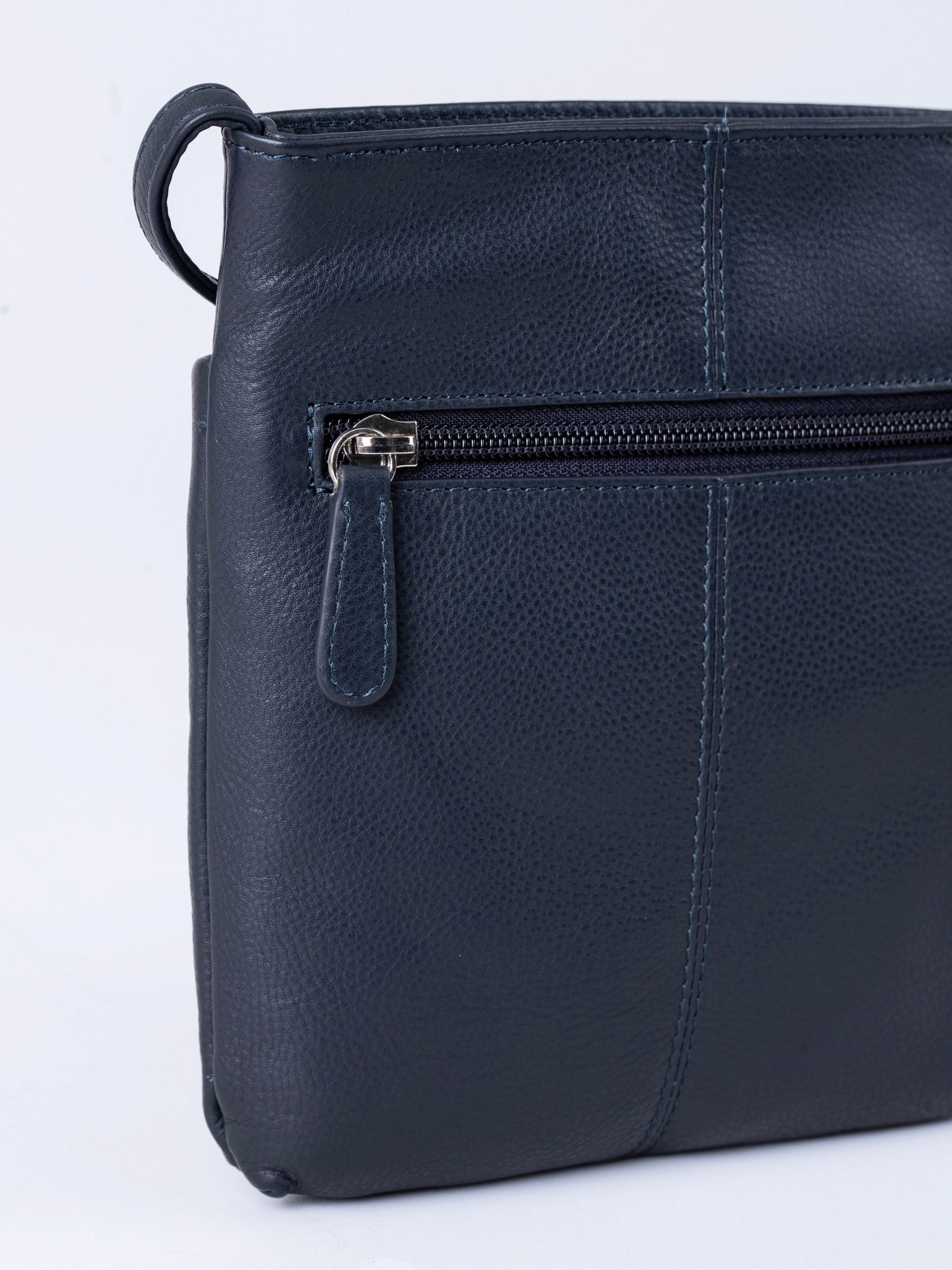 Buy Lakeland Leather Navy Lowther Cross-Body Bag from the Next UK