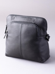 Lakeland Leather Black Raven Cross-Body Bag - Image 1 of 5