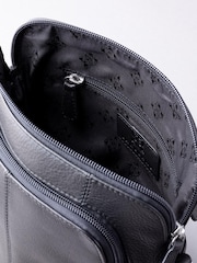 Lakeland Leather Black Raven Cross-Body Bag - Image 4 of 5