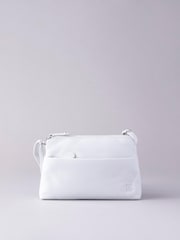 Lakeland Leather White Small Rydal Cross-Body Bag - Image 1 of 5