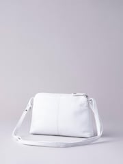 Lakeland Leather White Small Rydal Cross-Body Bag - Image 2 of 5