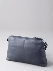 Lakeland Leather Blue Small Rydal Cross-Body Bag - Image 1 of 3
