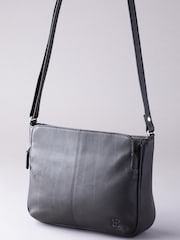 Lakeland Leather Black Ambleside Cross-Body Bag - Image 2 of 6