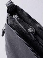 Lakeland Leather Black Ambleside Cross-Body Bag - Image 3 of 6