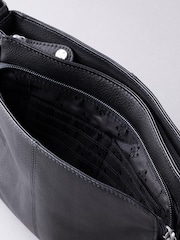 Lakeland Leather Black Ambleside Cross-Body Bag - Image 4 of 6