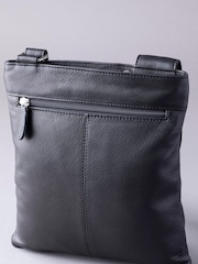 Lakeland Leather Black Allerdale Cross-Body Bag - Image 3 of 6