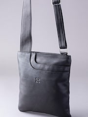 Lakeland Leather Black Allerdale Cross-Body Bag - Image 4 of 6
