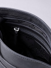 Lakeland Leather Black Allerdale Cross-Body Bag - Image 6 of 6