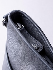 Lakeland Leather Navy Farlam Cross-Body Bag - Image 4 of 7
