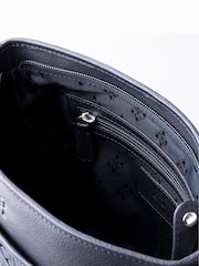 Lakeland Leather Navy Farlam Cross-Body Bag - Image 5 of 7