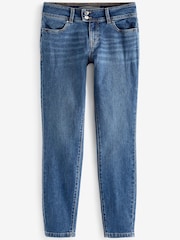 Dark Blue Low Rise Relaxed Skinny Jeans - Image 6 of 6