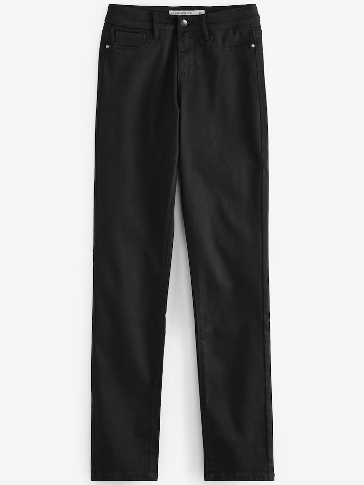 Schwarz - Schmal geschnittene Power-Stretch-Jeans - Bild 5 von 5 Schwarz - Schmal geschnittene Power-Stretch-Jeans - Bild 5 von 5