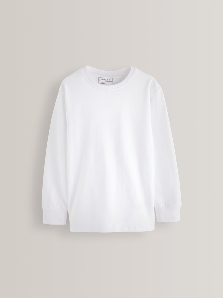 Blanco - Camiseta de manga larga calentita (3-16años) - Imagen 1 de 3 Blanco - Camiseta de manga larga calentita (3-16años) - Imagen 1 de 3