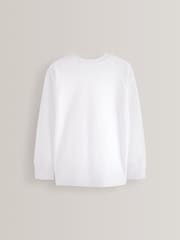 White Long Sleeve Cosy T-Shirt (3-16yrs) - Image 2 of 3