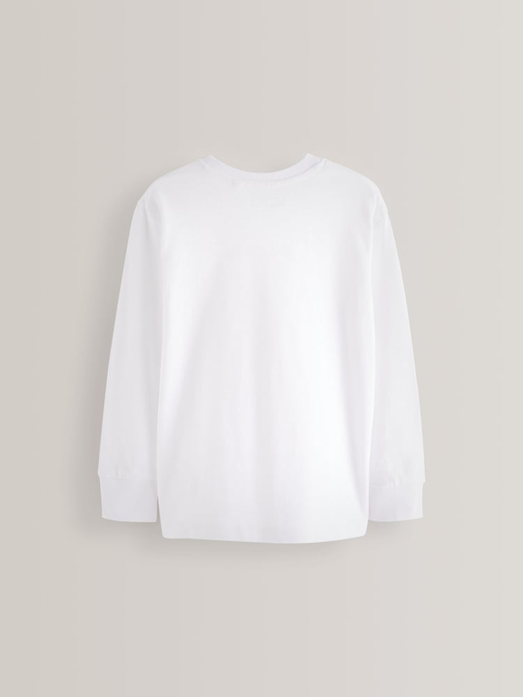 Blanco - Camiseta de manga larga calentita (3-16años) - Imagen 2 de 3 Blanco - Camiseta de manga larga calentita (3-16años) - Imagen 2 de 3