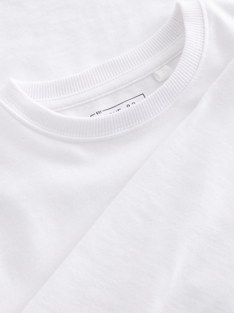 White Long Sleeve Cosy T-Shirt (3-16yrs) - Image 3 of 3