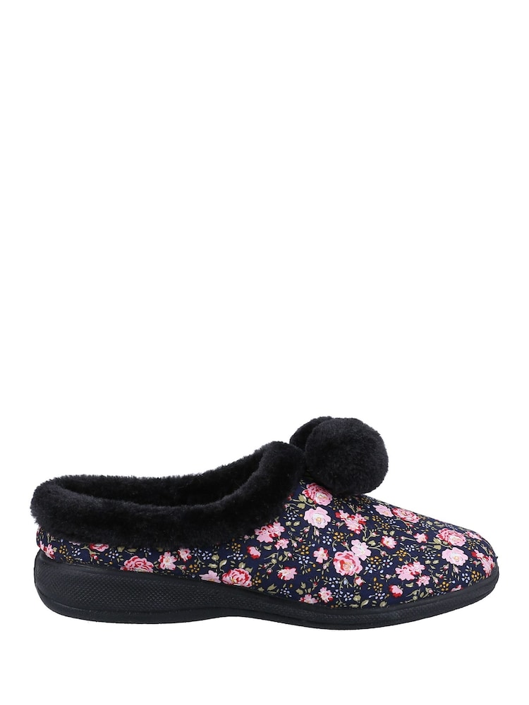 Fleet & Foster Blue Buzzard Mule Slippers - Image 1 of 4
