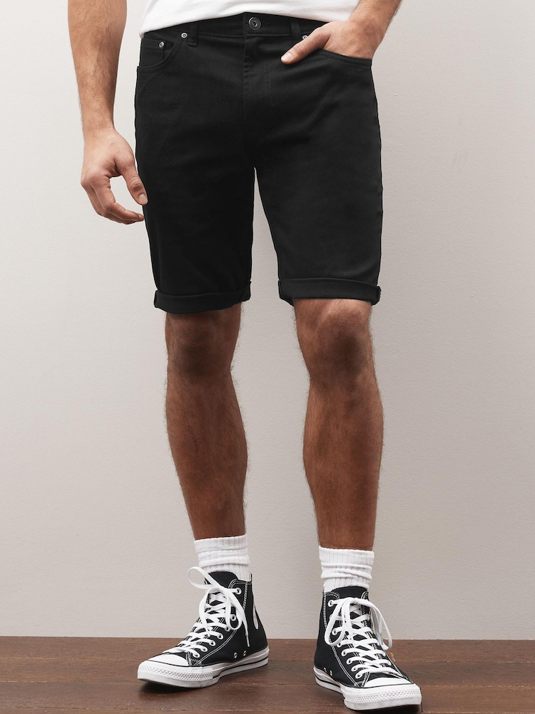 Black Motionflex 5 Pocket Chino Shorts - Image 1 of 7