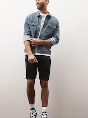 Black Motionflex 5 Pocket Chino Shorts - Image 3 of 7