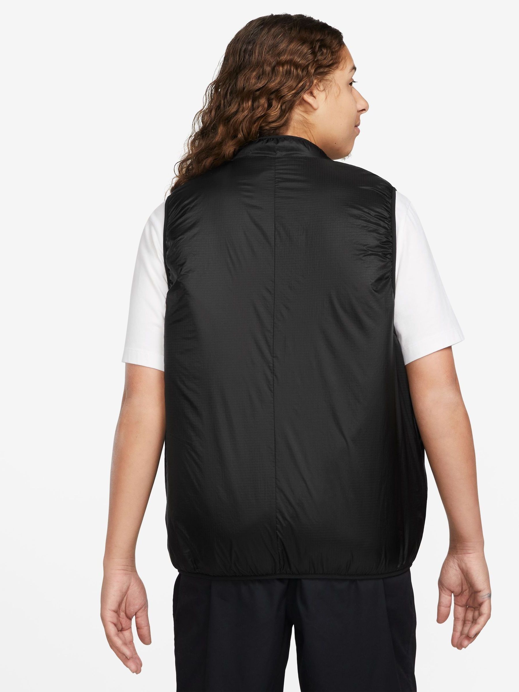 Buy Nike Black Tech Fleece Utility Vest Gilet from Next Luxembourg