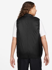 Nike Black Tech Fleece Utility Vest Gilet - Image 2 of 3