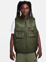 Nike Green Tech Fleece Utility Vest Gilet - Image 1 of 9