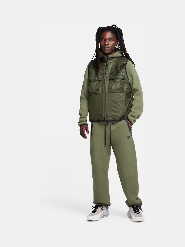 Nike Green Tech Fleece Utility Vest Gilet - Image 3 of 9