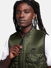 Nike Green Tech Fleece Utility Vest Gilet - Image 4 of 9