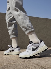 Nike White Full Force Low Trainers - Image 2 of 6