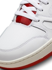Nike Red/White Full Force Low Trainers - Image 17 of 35