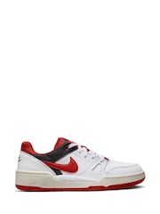 Nike Red/White Full Force Low Trainers - Image 2 of 35