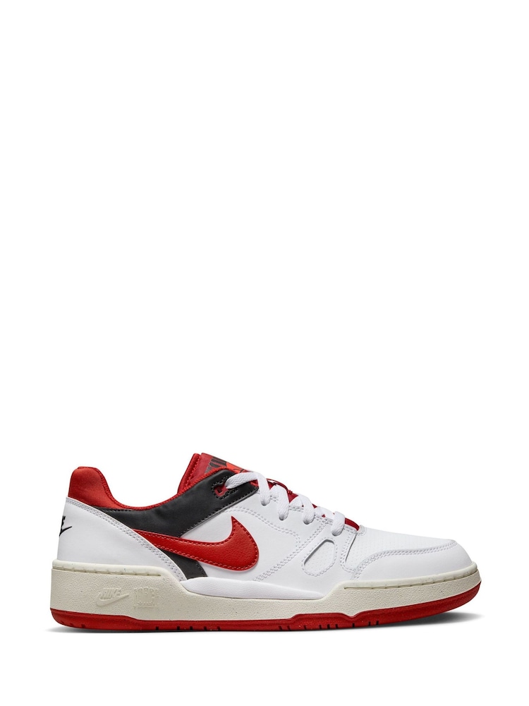 Nike Red/White Full Force Low Trainers - Image 2 of 35