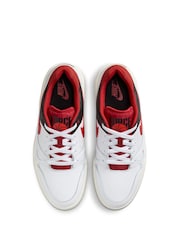 Nike Red/White Full Force Low Trainers - Image 26 of 35