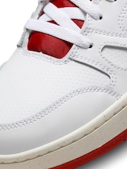 Nike Red/White Full Force Low Trainers - Image 28 of 35
