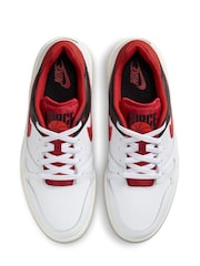 Nike Red/White Full Force Low Trainers - Image 33 of 35