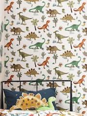Natural Dinosaur & Friends 10M Wallpaper - Image 2 of 6