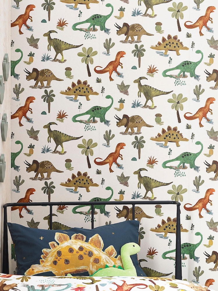 Natural Dinosaur & Friends 10M Wallpaper - Image 2 of 6
