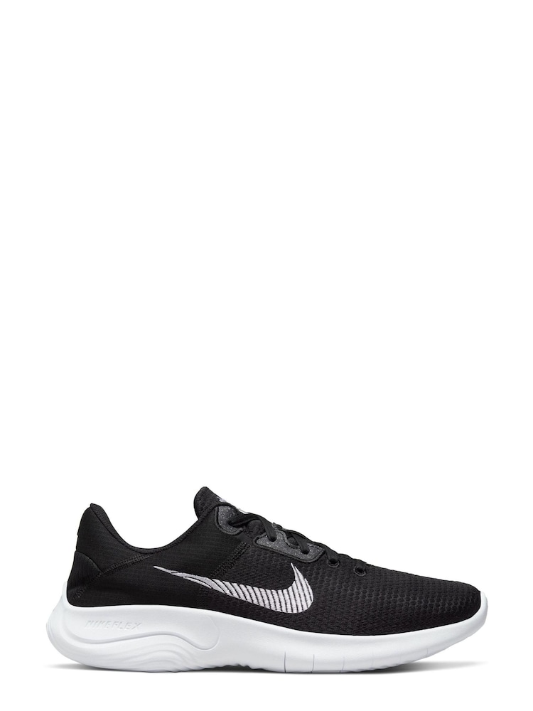 Nike Black/White Flex Experience 11 Running Trainers - Image 1 of 10