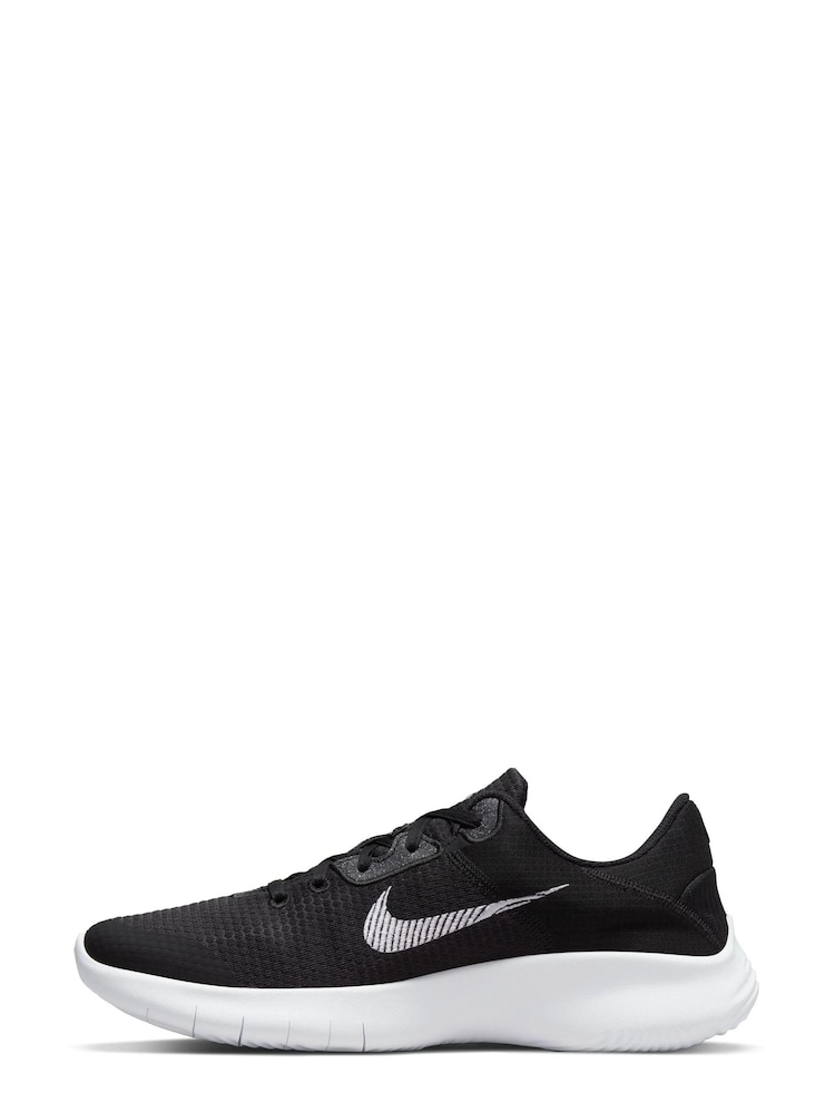 Nike Black/White Flex Experience 11 Running Trainers - Image 2 of 10
