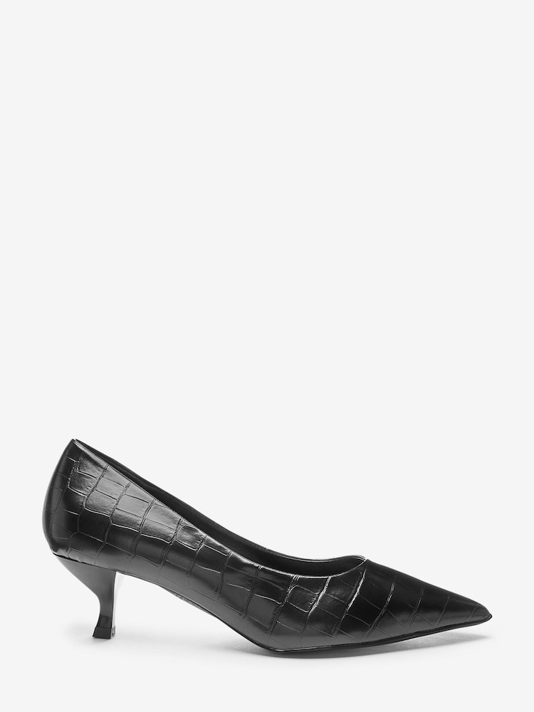 Schwarz - Forever Comfort® Pumps mit Kitten-Heel-Absatz - Bild 2 von 5