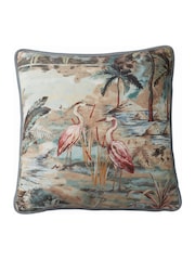 Clarke and Clarke Blue Habitat Blue Cushion - Image 3 of 4