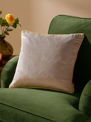 Furn Grey Meridian Velvet 45cm X 45cm Cushion Cover - Image 1 of 5