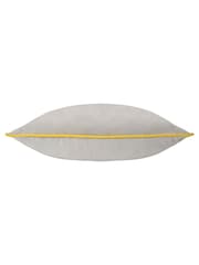 Furn Grey Meridian Velvet 45cm X 45cm Cushion Cover - Image 3 of 5