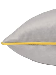 Furn Grey Meridian Velvet 45cm X 45cm Cushion Cover - Image 4 of 5