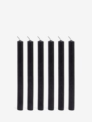 Set of 4 Black Dripless Colour Dinner Candles - Image 3 of 3