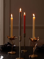 Set of 4 Multi Dripless Mixed Colour Dinner Candles - Image 2 of 3