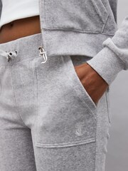 Juicy Couture Womens Velour Straight Leg Joggers - Image 4 of 6