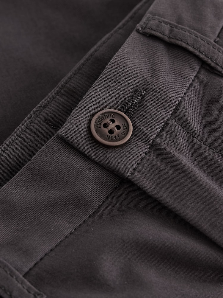 Charcoal Grey Chino Shorts (3-16yrs) - Image 3 of 3