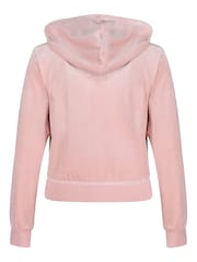 Juicy Couture Womens Zip Through Velour Robertson Zip Up Hoodie - Image 5 of 5