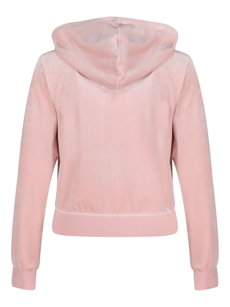Juicy Couture Womens Zip Through Velour Robertson Zip Up Hoodie - Image 5 of 5